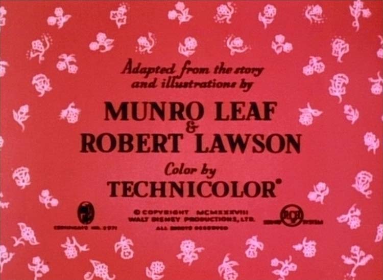 Cartoon Pictures and Video for Ferdinand The Bull (1938) | BCDB