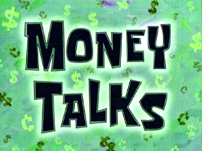 Image result for Money talks cartoon