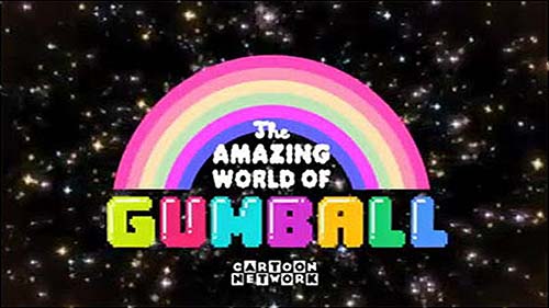'The Amazing World Of Gumball  Television' Series Title Card