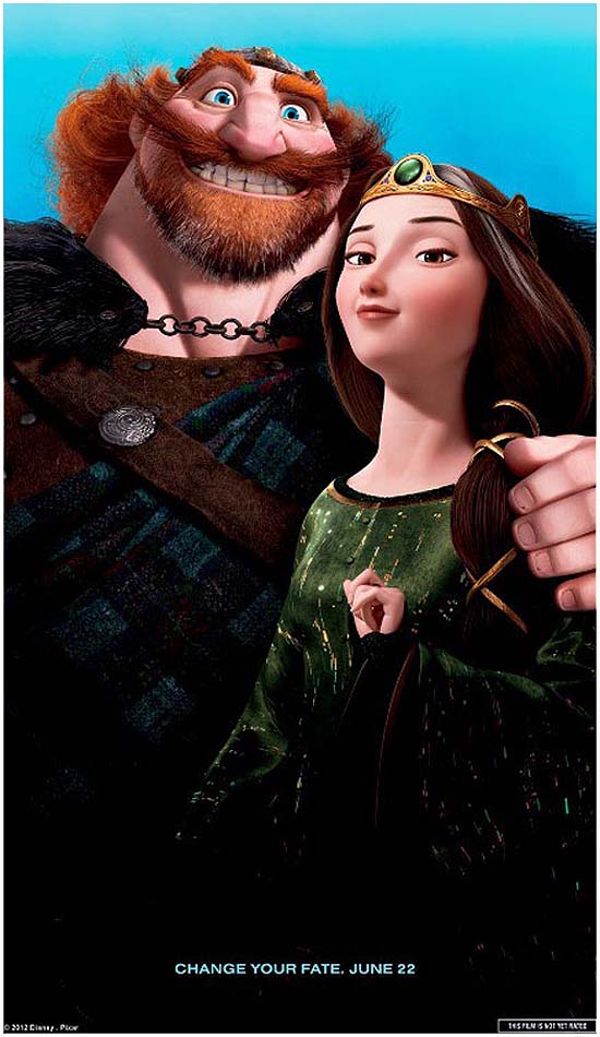 King Fergus & Queen Elinor Character Poster