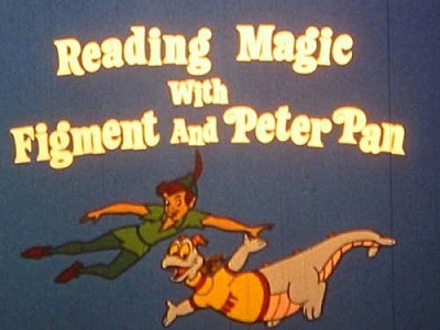 Reading Magic With Figment And Peter Pan Title Card