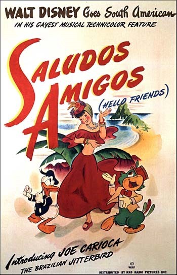 Saludos Amigos Original Release Poster