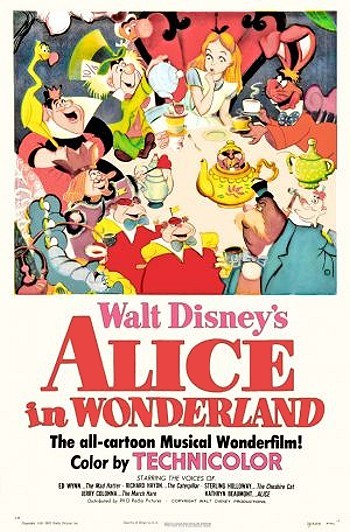 Alice In Wonderland Original Release Poster