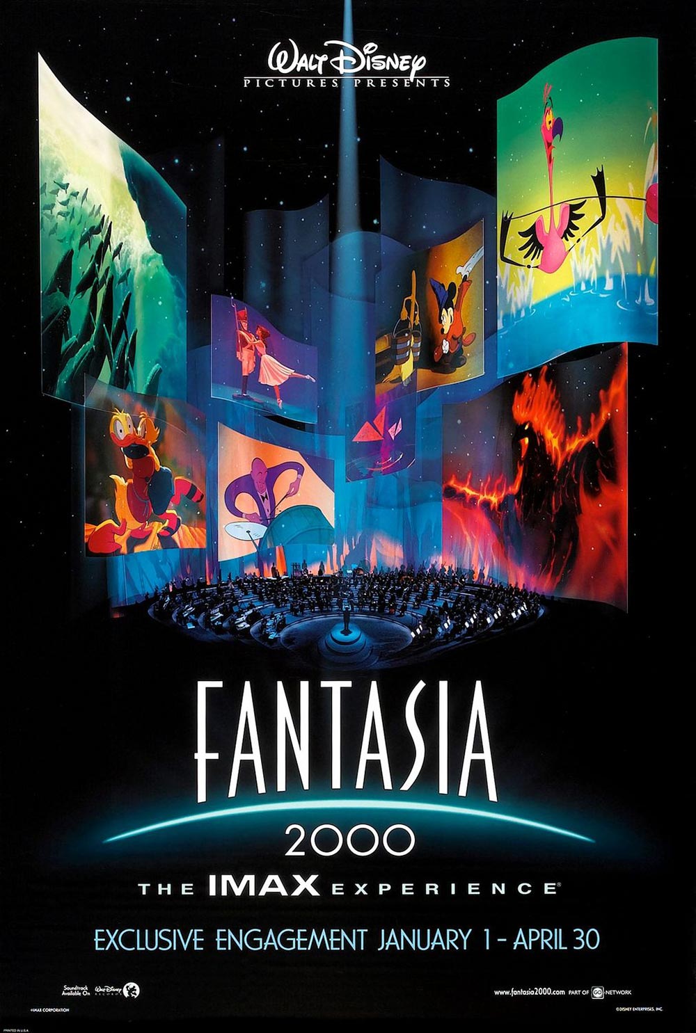 Fantasia 2000 Original IMAX Release Poster
