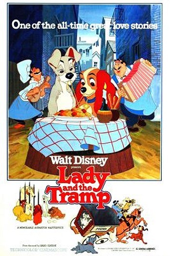 Lady And The Tramp Original Release Poster