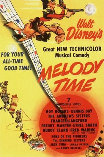 Melody Time Original Release Poster