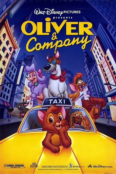 Oliver & Company Original Release Poster (Style A)