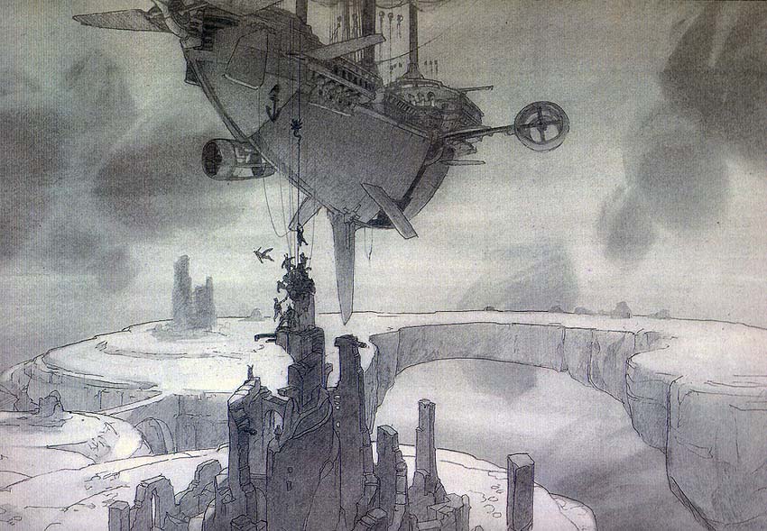 Treasure Planet 2 The Centurion over the Botany Bay Prison Asteroid