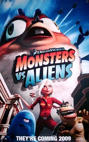 Monsters vs. Aliens Pre-Release Poster
