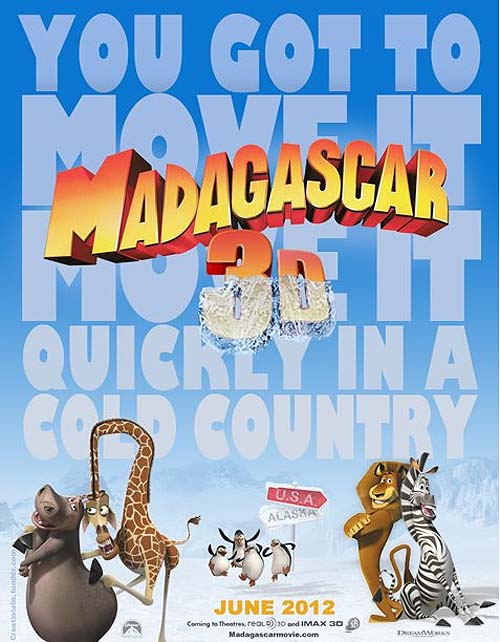 Madagascar 3: Europe's Most Wanted First Teaser Poster