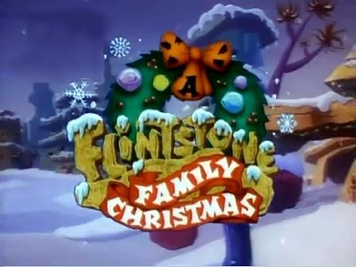 A Flintstone Family Christmas Title Card