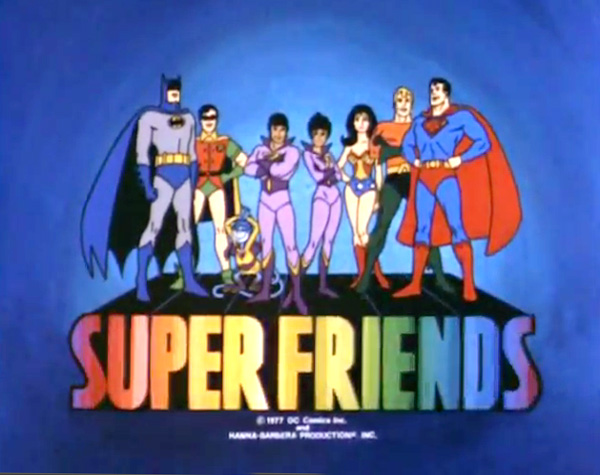 The All-New Super Friends Hour Television Series Title Card
