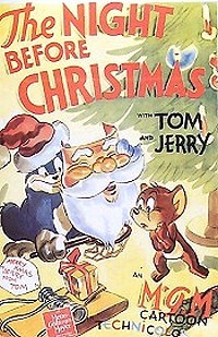 Tom&Jerry Poster from the 1941 film Night before Xmas size 80cmx60cm 