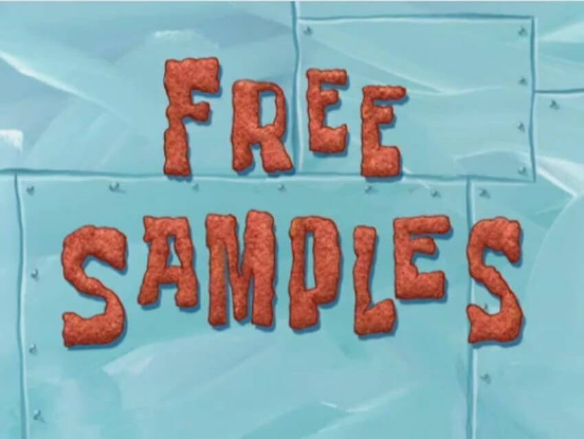 Free Samples (2012) Season 8 Episode 818-A- SpongeBob SquarePants Cartoon  Episode Guide