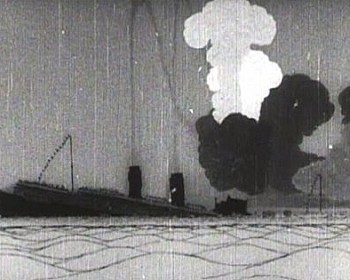 Cartoon Pictures And Video For The Sinking Of The Lusitania