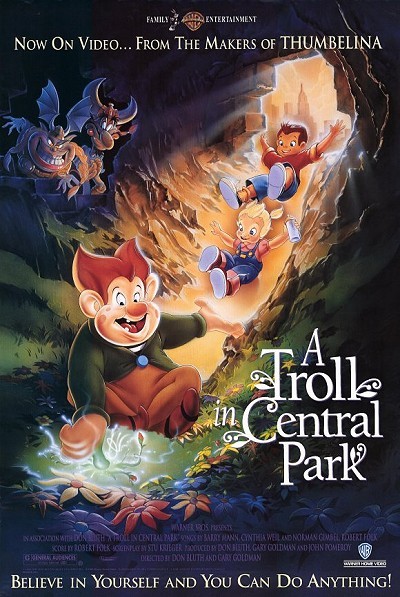 A Troll In Central Park Original Video Release Poster