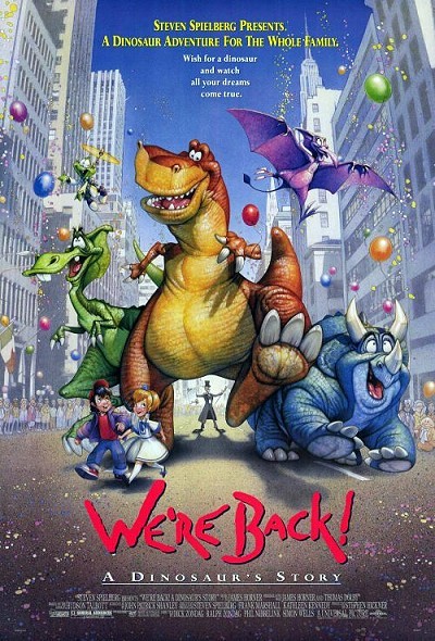 We're Back! A Dinosaur's Story Original Release Poster