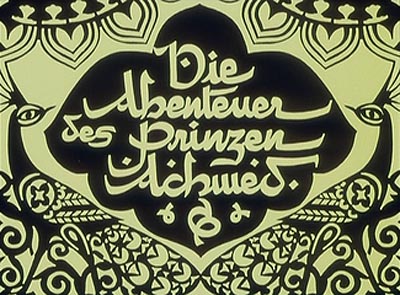 Die Abenteuer des Prinzen Achmed Title Card