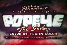 Popeye the Sailor Series Title Card