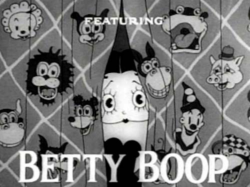 Silly Scandals Betty Boop Series Title Card