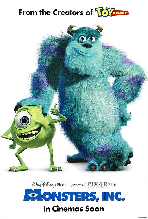 Monsters, Inc. Original Release Poster