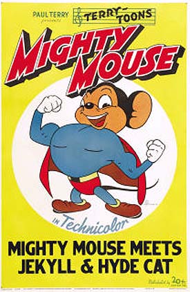 Cartoon Pictures and Video for Mighty Mouse Meets Jekyll And Hyde Cat ...