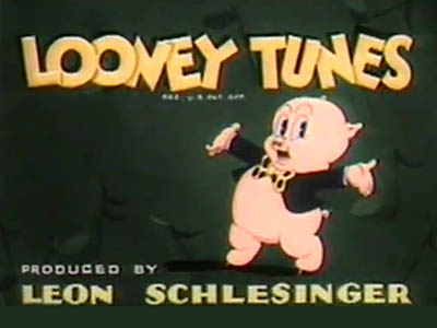 Porky Colorized Looney Tunes Title Card