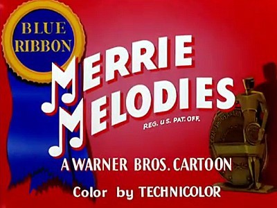 Merrie Melodies Blue Ribbon Title Card