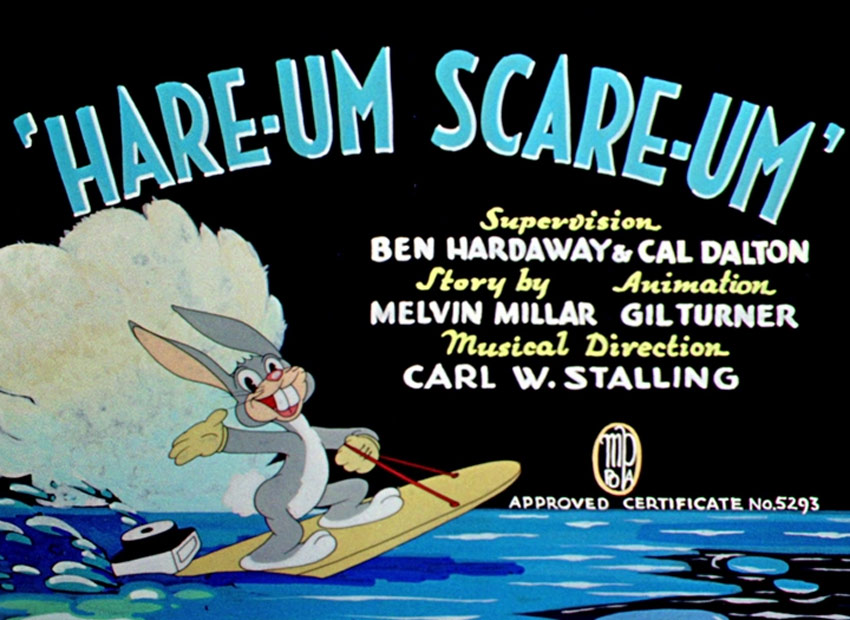<i>Hare-Um Scare-Um</i> Title Card